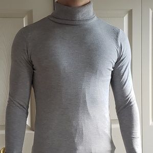 River Island Light Gray Turtleneck Sweater